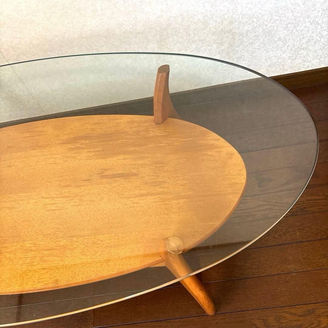 【良品】KOSUGA ガラス センターテーブル ヴィンテージ