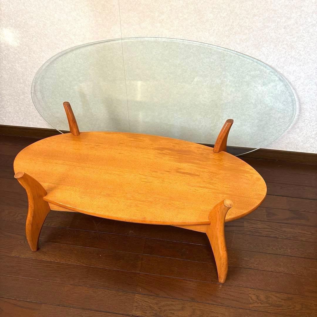 【良品】KOSUGA ガラス センターテーブル ヴィンテージ