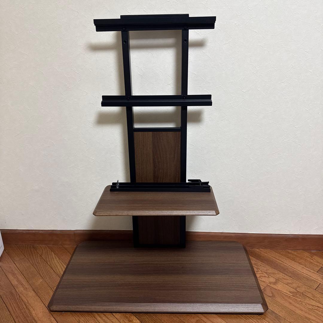 朝日木材加工 テレビスタンド 40~65型 幅85㎝ AS-WB850 ブラウン