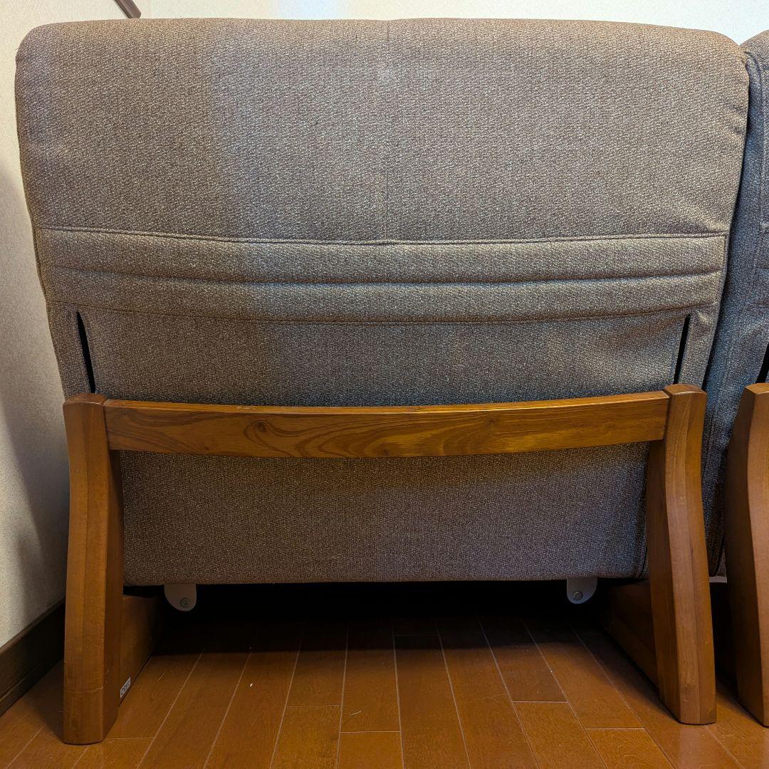 【統次郎】カリモク リクライニングソファ（左肘掛け側） チターノ 中古美品