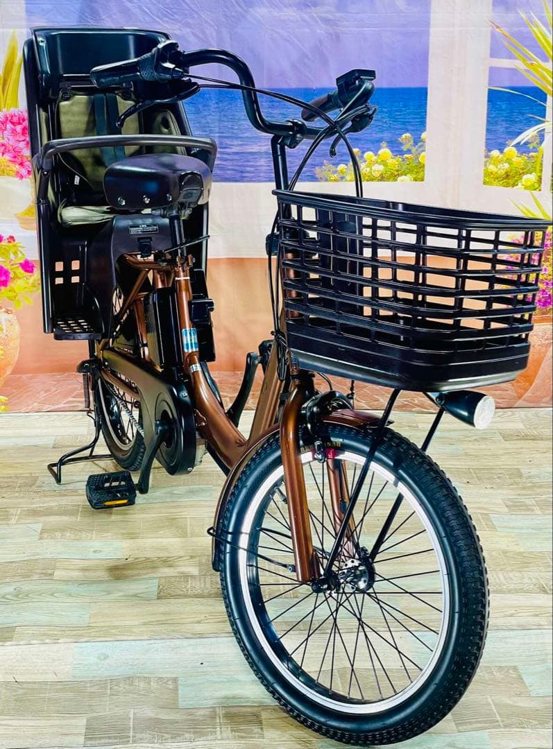 ギュットアニーズ2019年⭐️16AH！子供乗せ電動アシスト自転車Y3243