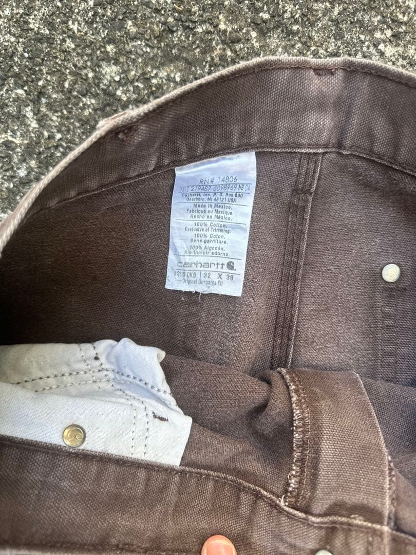 タ*シ様 Carhartt カーハート ダブルニー パン DKB 30x32 U