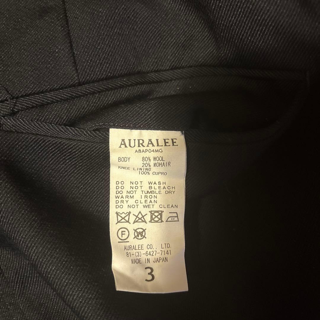auralee スラックス　ウール　オーラリー　サイズ3