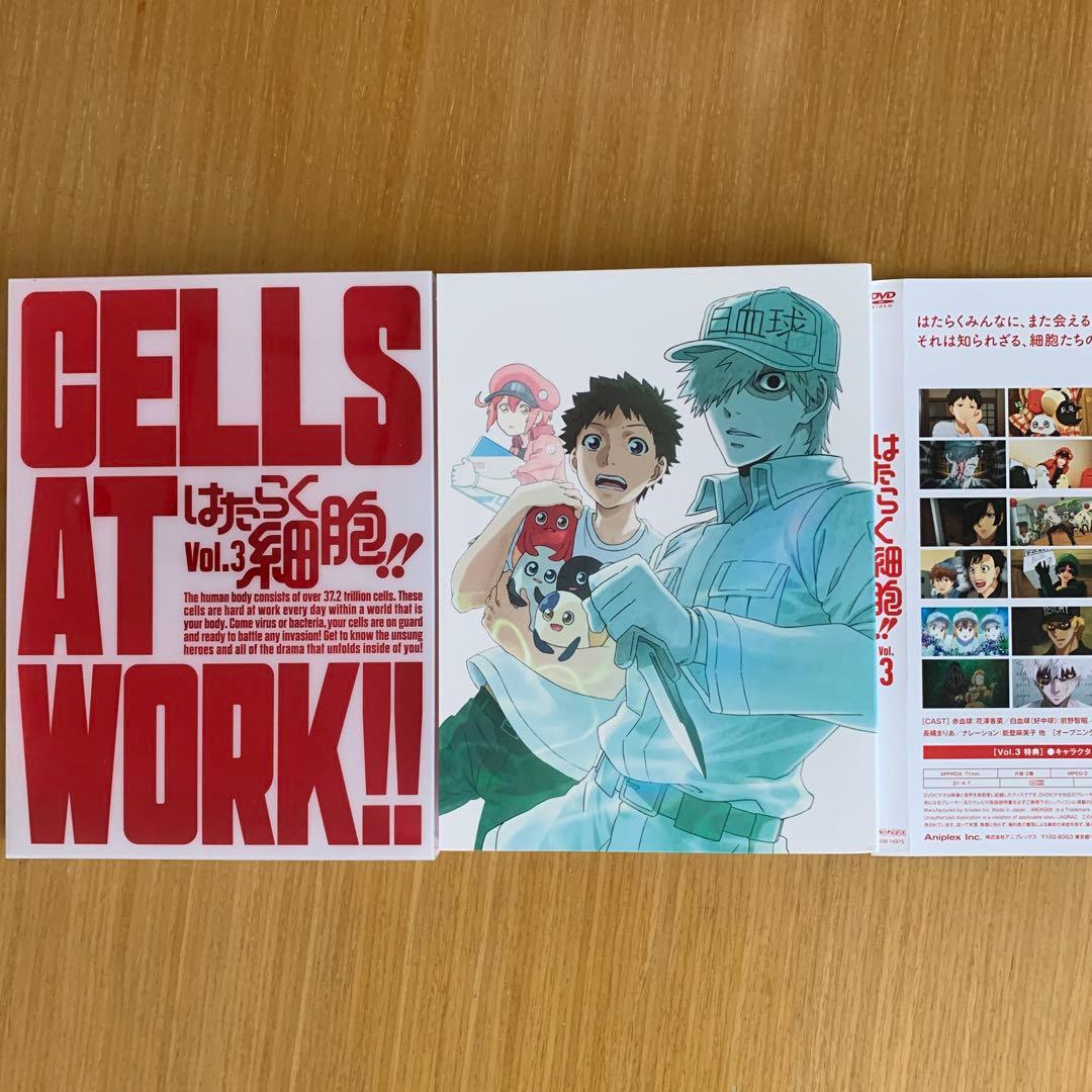 アニメ「はたらく細胞」DVD Vol.1〜4