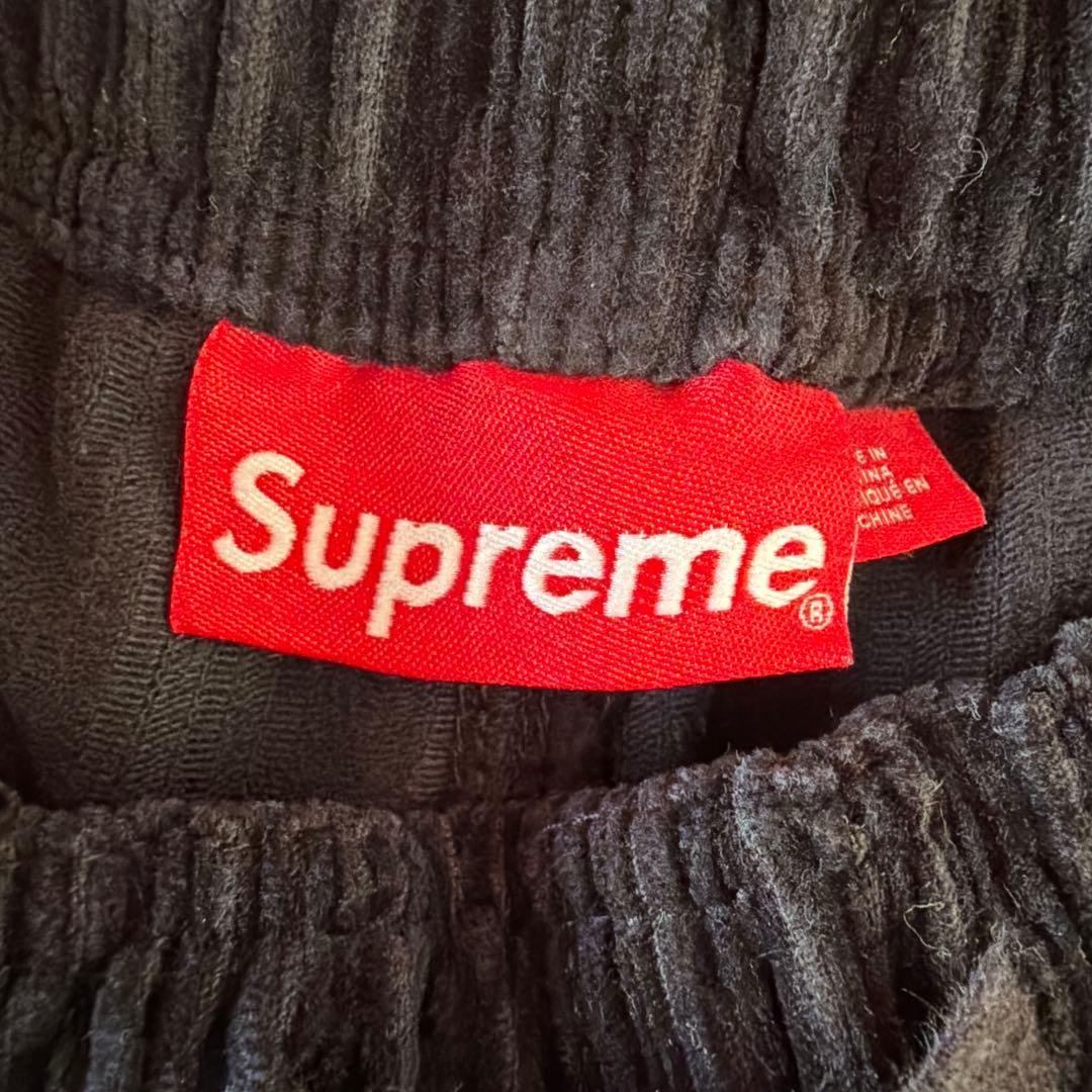 パンツ supreme corduroy skate pant black