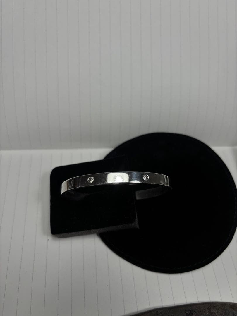 シルバー925 バングル　スタージュエリー