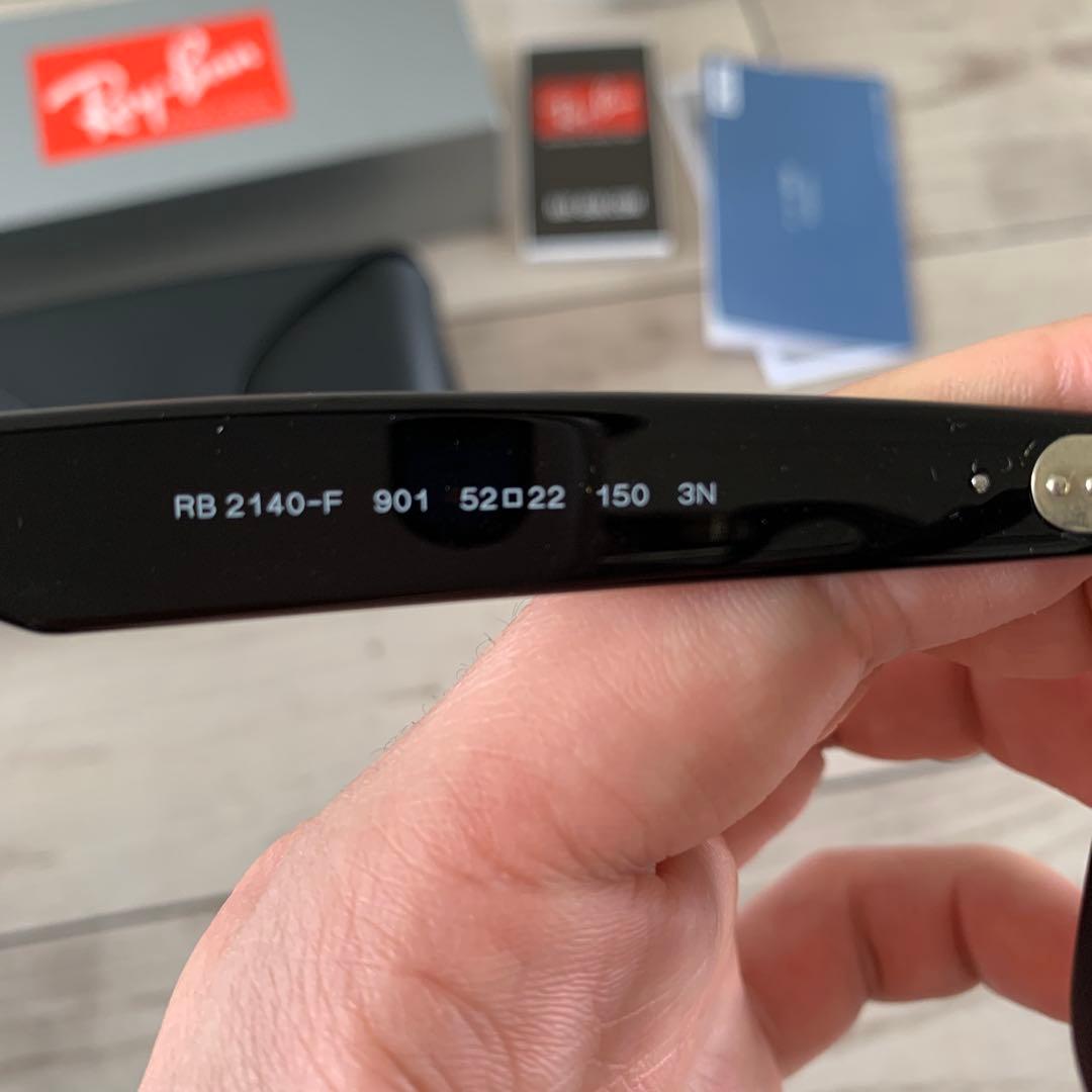 Ray-Ban Wayfarer 伊達メガネ　純正ブラックレンズ付き