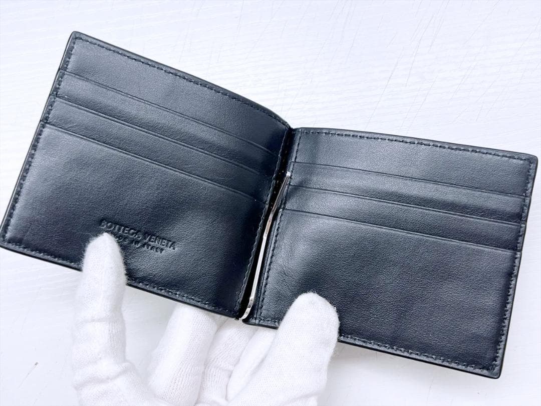 美品　ボッテガヴェネタ　カセット　ビルクリップ　マネークリップ　749453