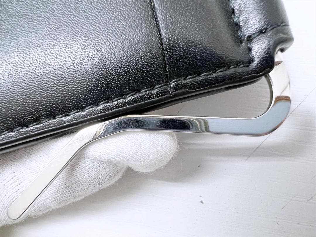 美品　ボッテガヴェネタ　カセット　ビルクリップ　マネークリップ　749453