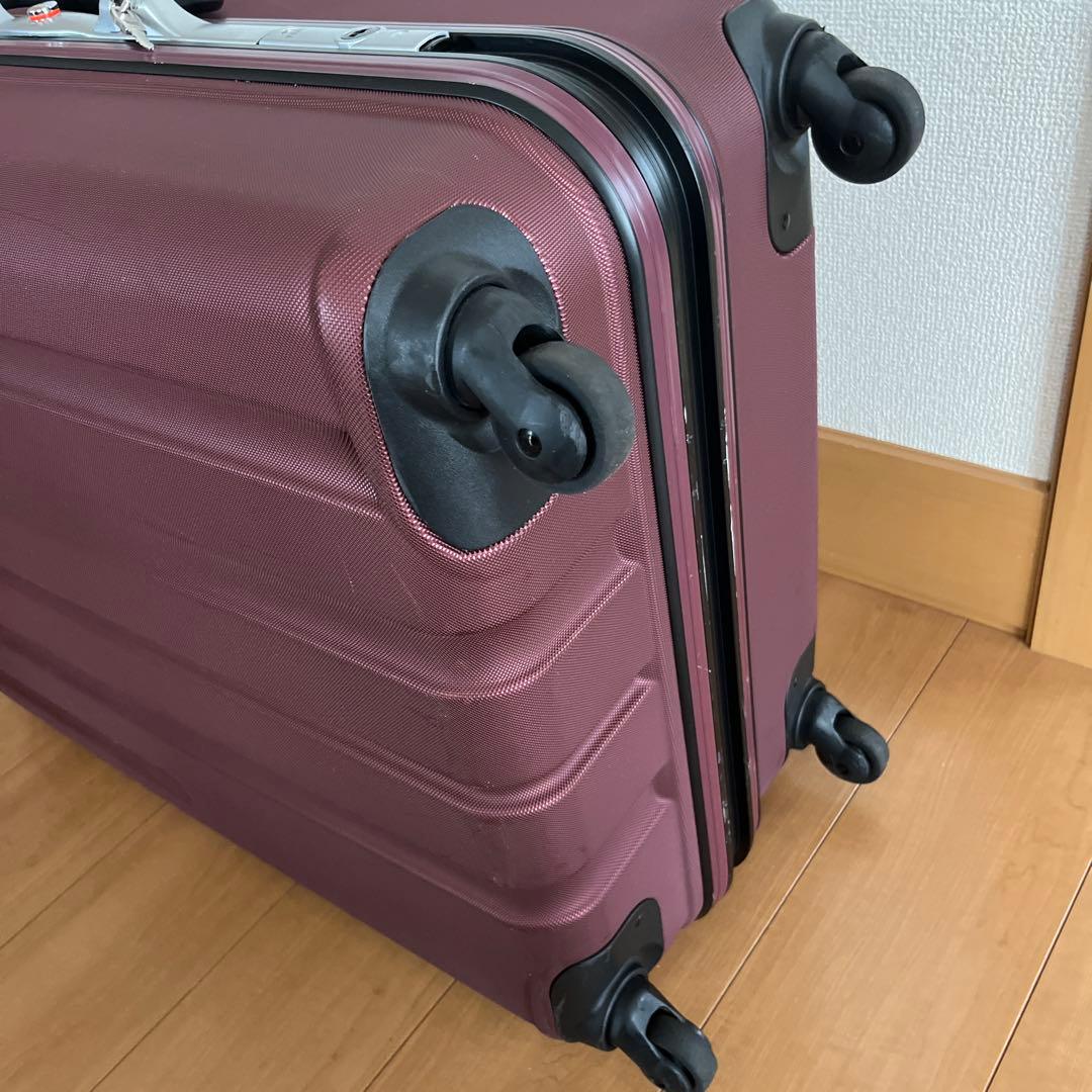 スポルディング　ワインレッド キャリーケース