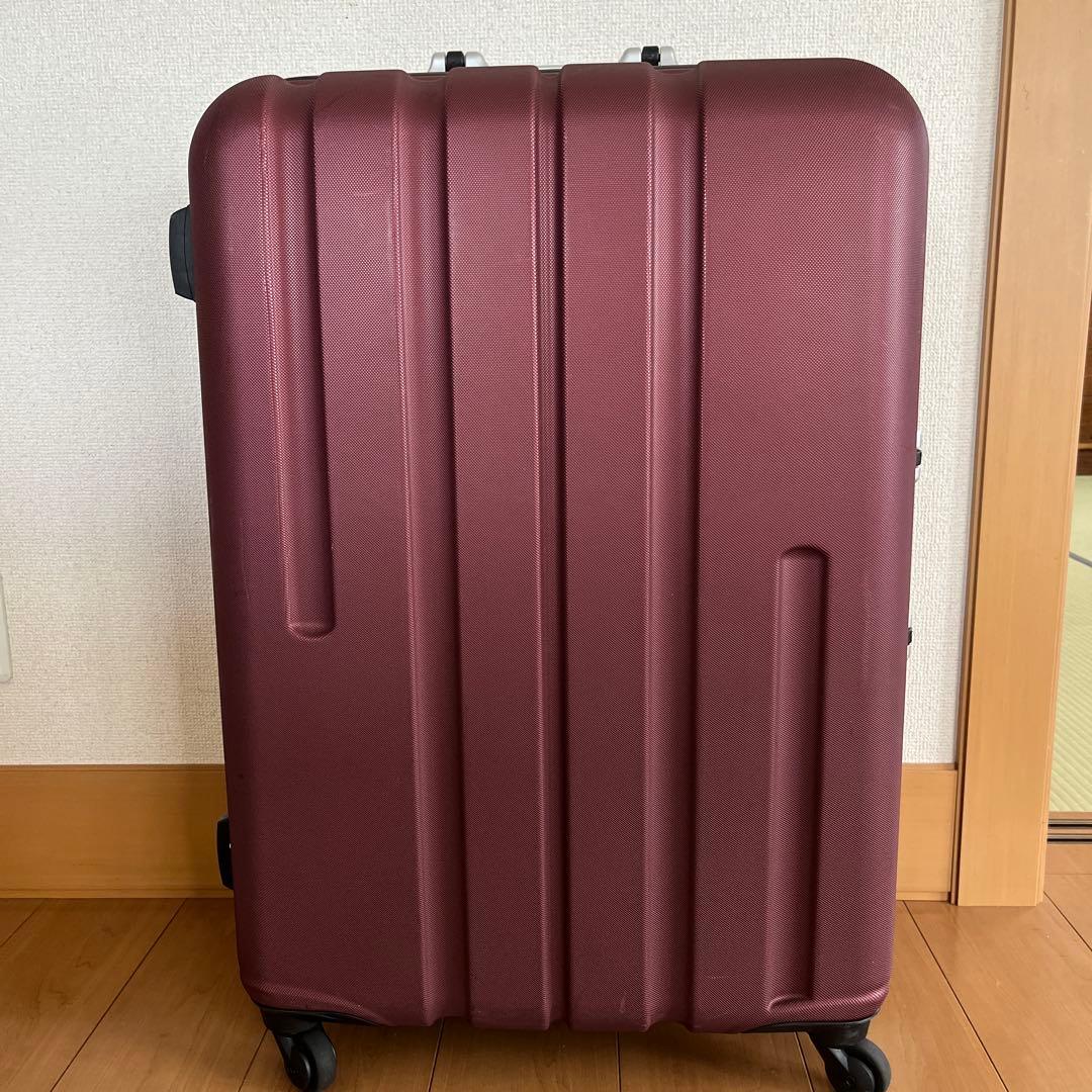 スポルディング　ワインレッド キャリーケース