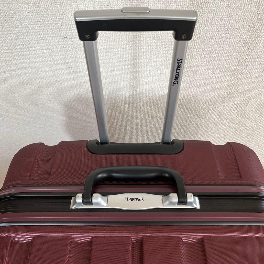 スポルディング　ワインレッド キャリーケース
