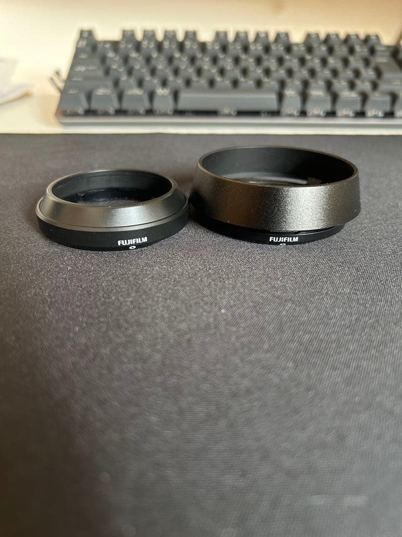 XF23mmF2 R WR レンズ 43mmフィルター、純正フード付き