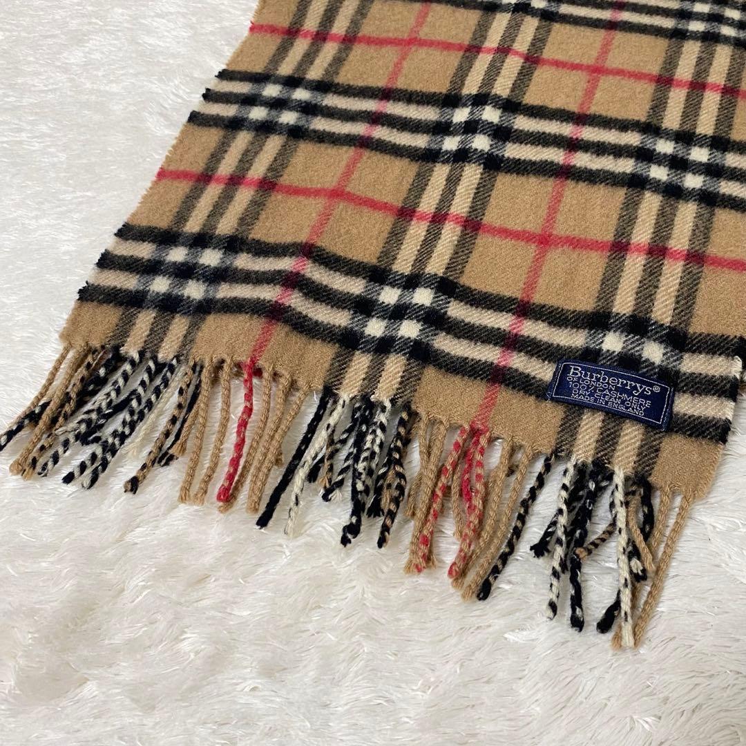 Burberry’s バーバリーズ マフラー ベージュ チェック カシミヤ