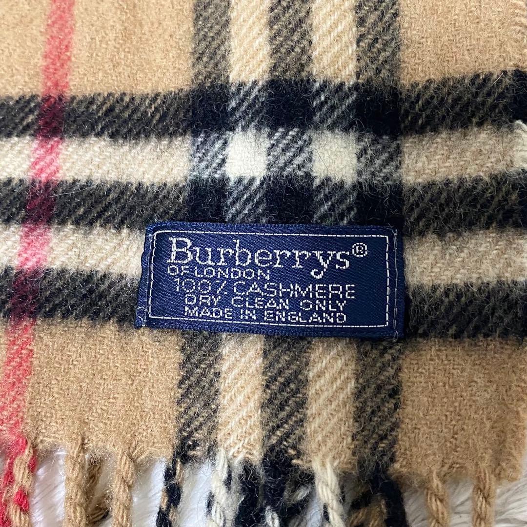 Burberry’s バーバリーズ マフラー ベージュ チェック カシミヤ