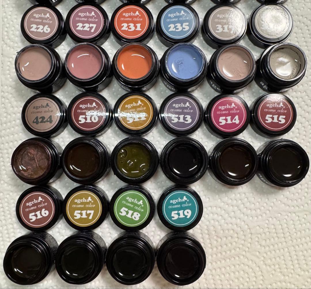 キラキラ　ageha gel 34色セット【バラ売り不可×】