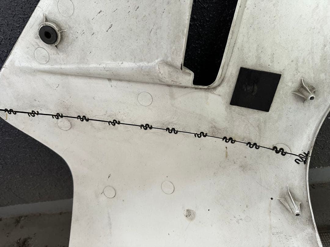 YAMAHA TZR250 2XTカウルホワイトレッド左右&センターカウルセット