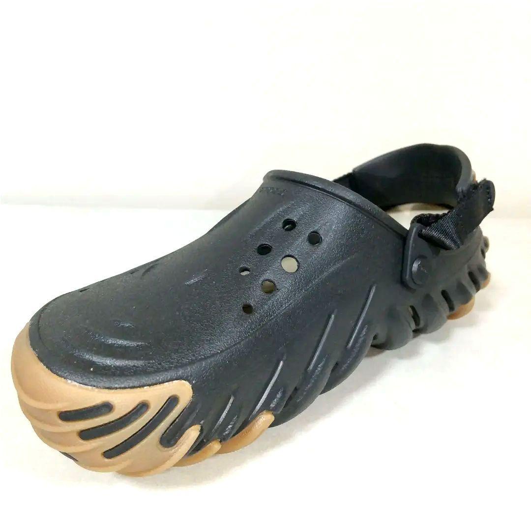 新品　タグ付き　クロックス エコーガムRO　クロッグ　ブラック　黒　26