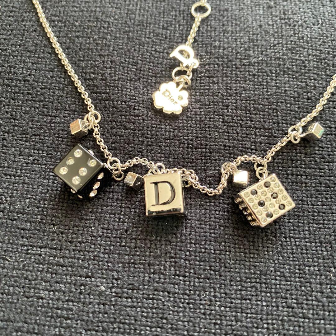 Christian Dior ディオール ダイスモチーフ ネックレス