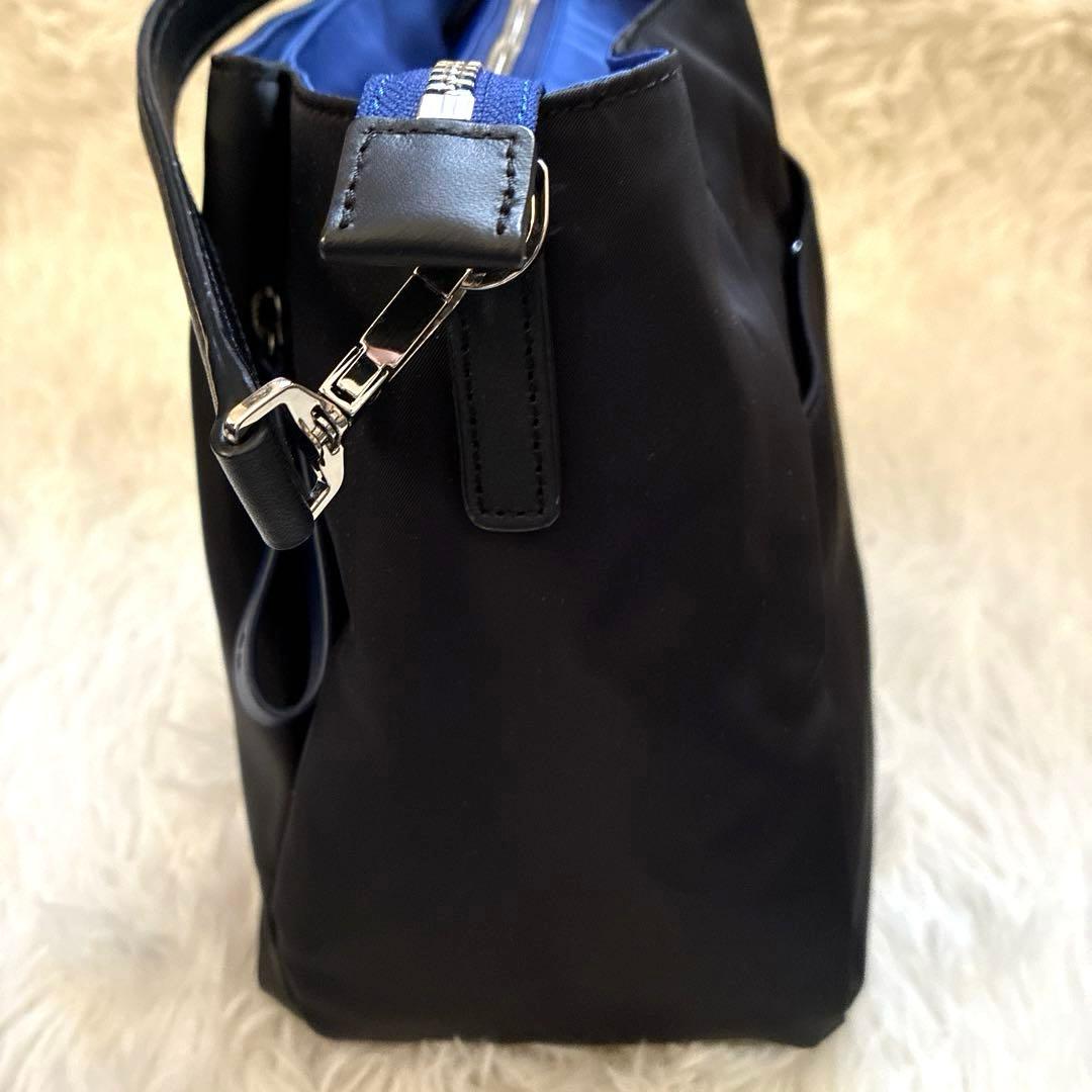 【未使用級✨】アニエスべー ボヤージュ ショルダーバッグ ブラック×ブルー