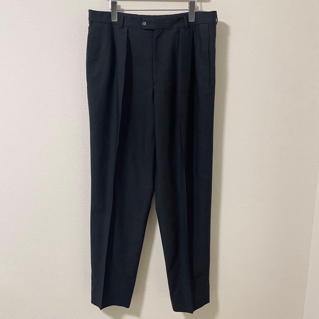 送料込み 90s エンポリオアルマーニ ワイドスラックス 黒 archive