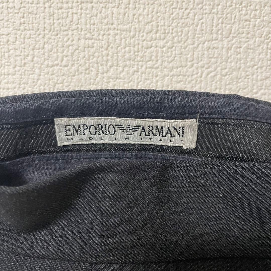 送料込み 90s エンポリオアルマーニ ワイドスラックス 黒 archive
