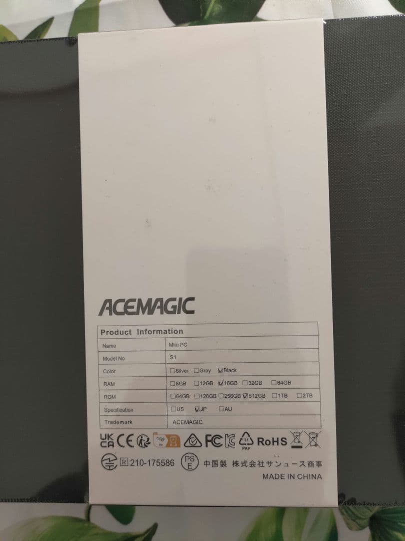 ミニPC ACEMAGIC MINI PC