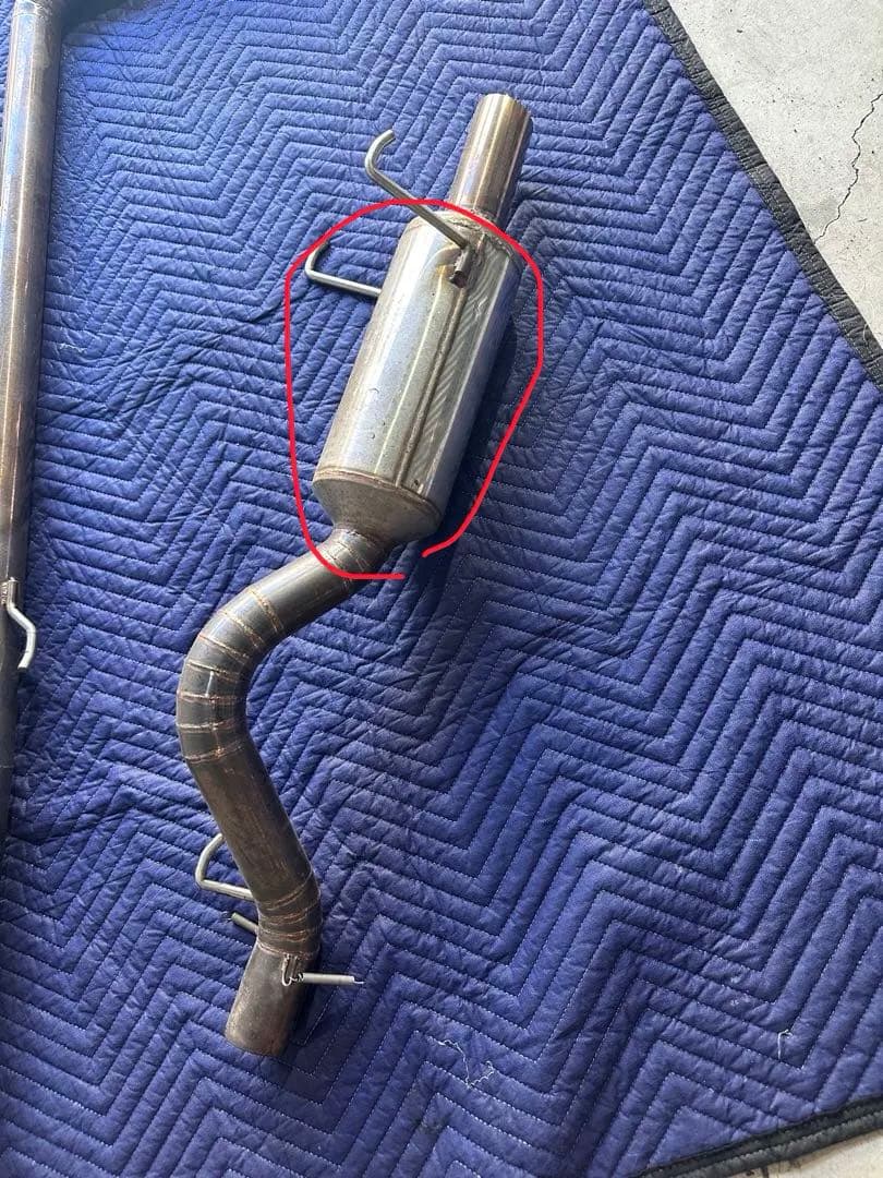 シビック　eg6 ワンオフマフラー