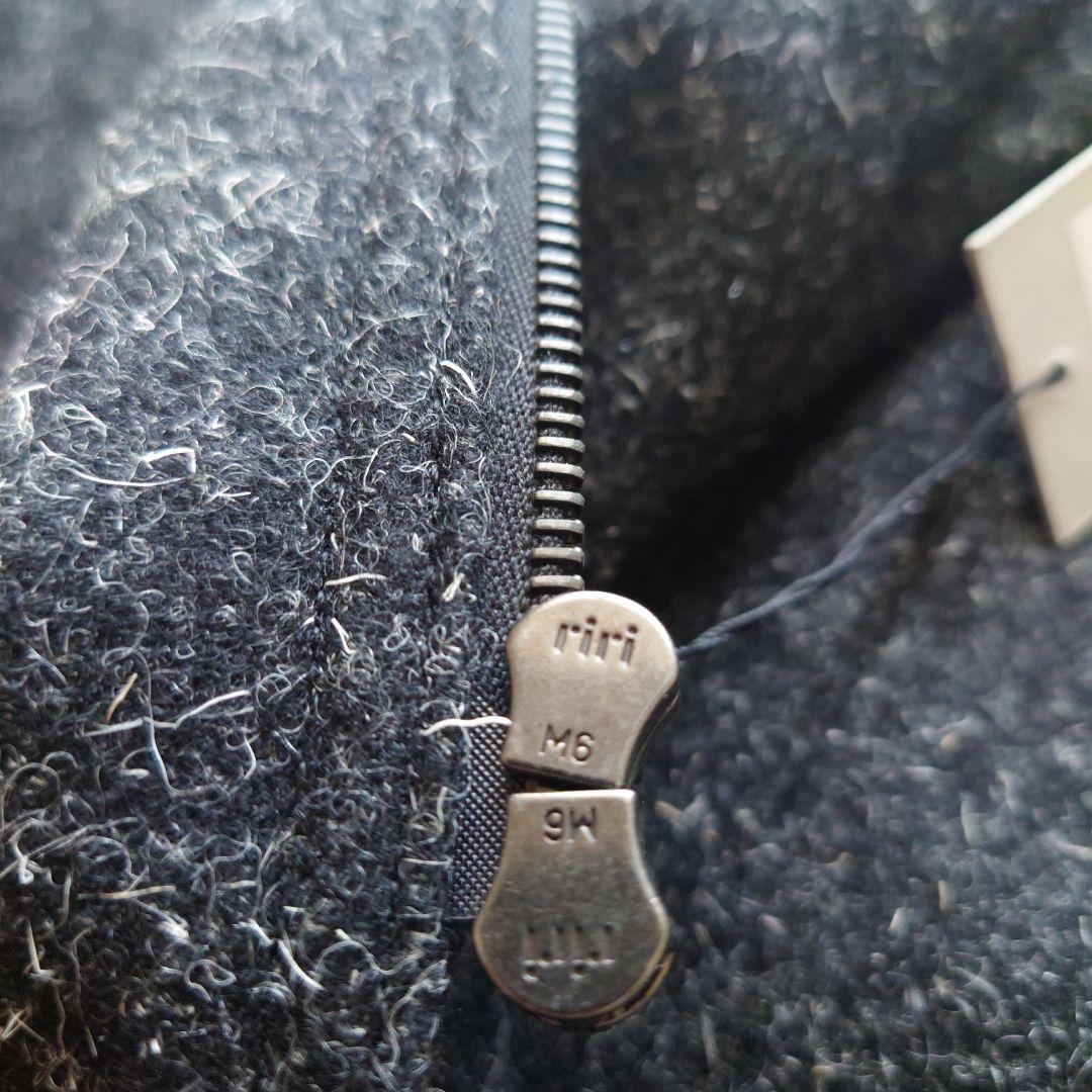 新品 ■国産■ Dhyana レザー×極厚ウール riri社ZIP コート １