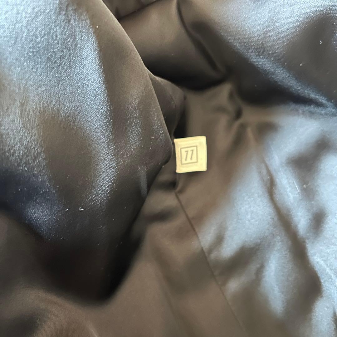 ミンク 毛皮 コート 濃茶 サイズ11 着丈105cm 美品 タグほつれあり