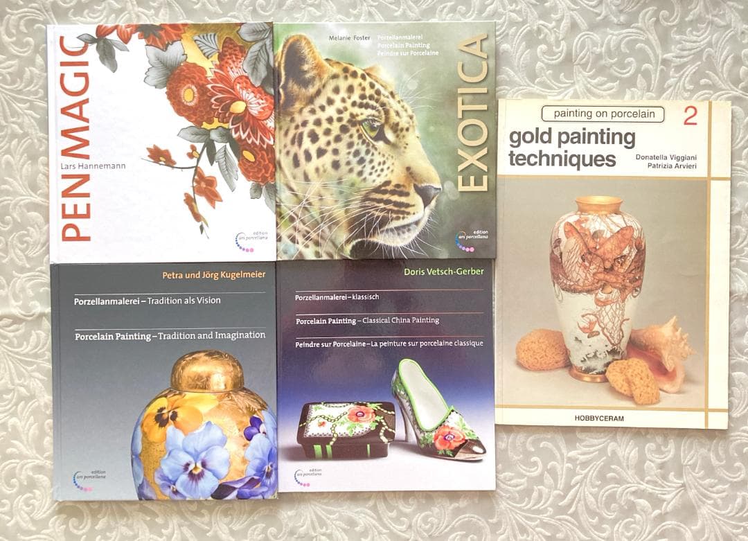 ポーセリンアート 海外 本 5冊セット