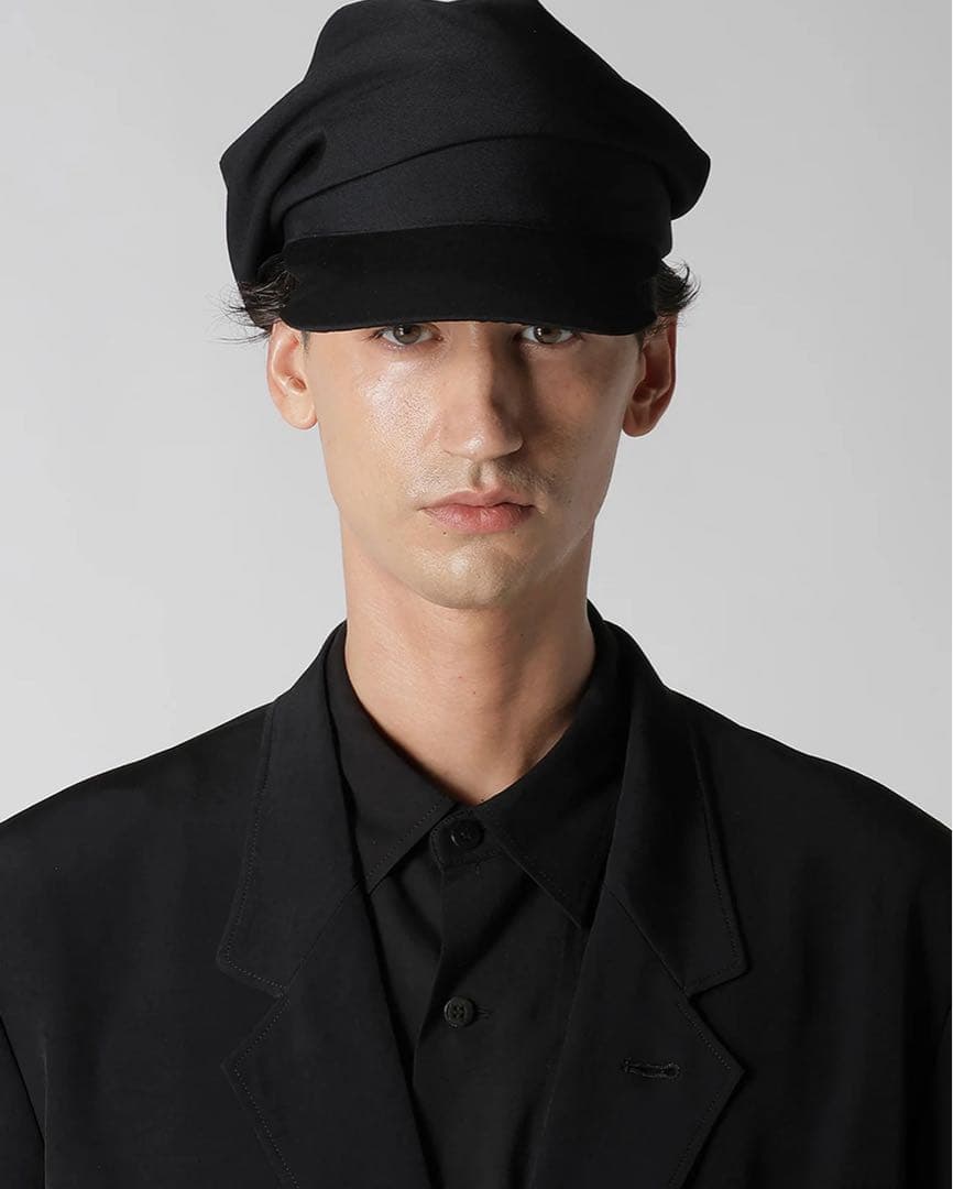 yun baY’s for men ドレープキャップ 黒 完売 タグ付き