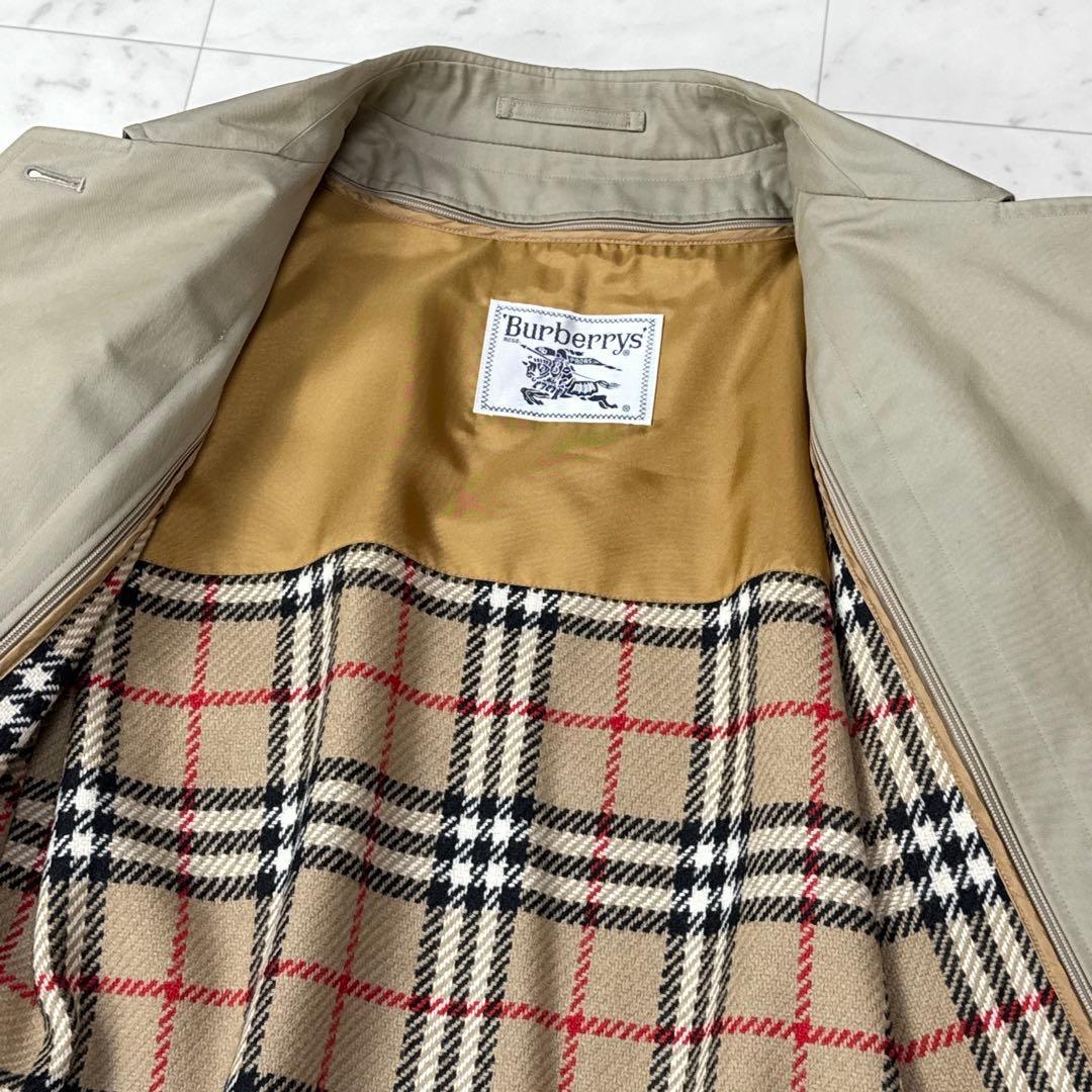 美品 バーバリーズ ヴィンテージ バルマカンコート ライナー カーキベージュ M