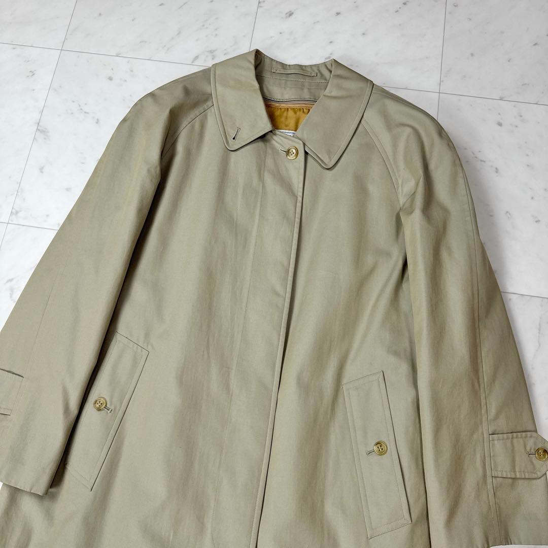 美品 バーバリーズ ヴィンテージ バルマカンコート ライナー カーキベージュ M