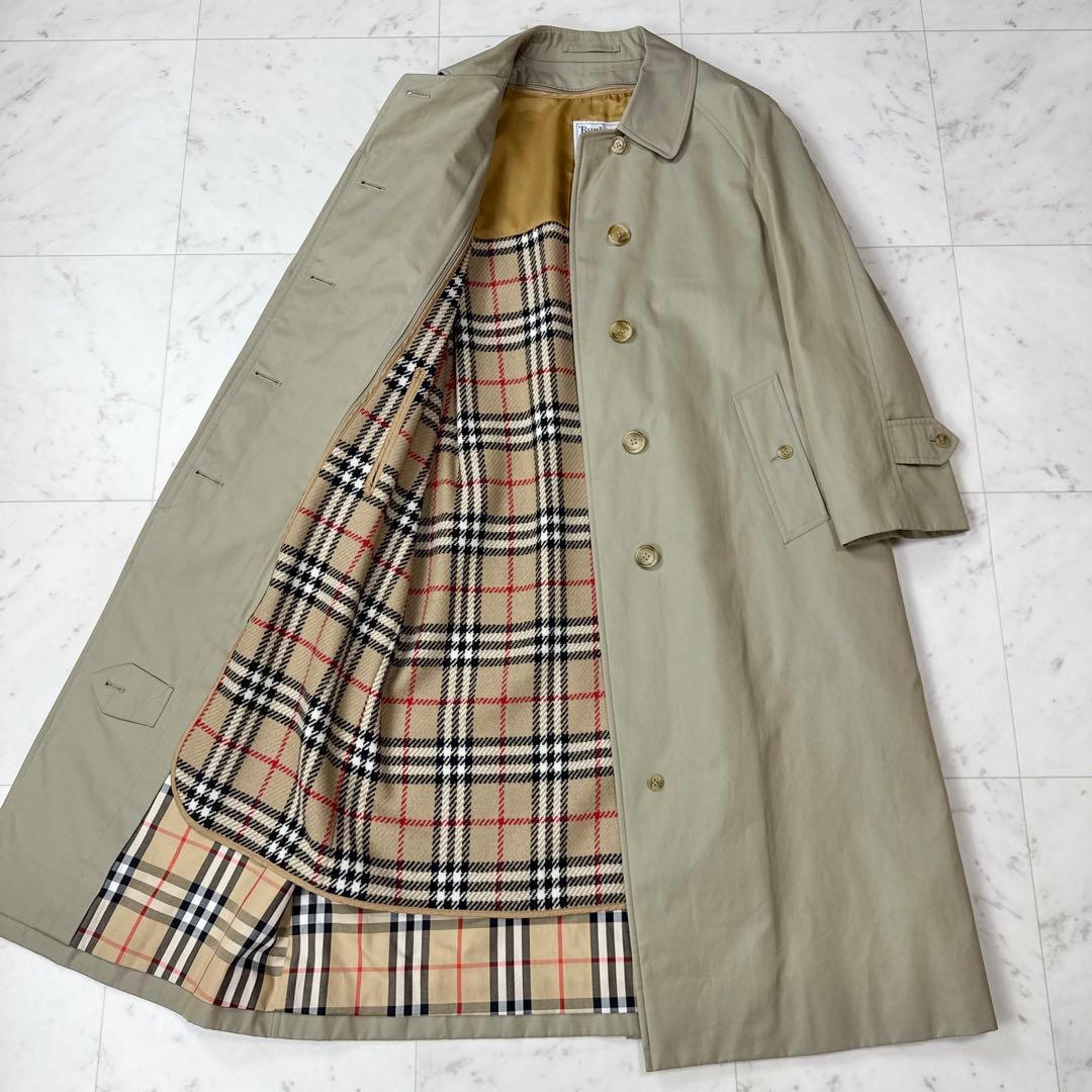 美品 バーバリーズ ヴィンテージ バルマカンコート ライナー カーキベージュ M