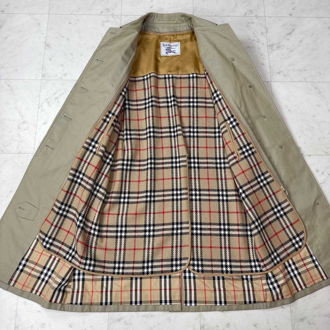美品 バーバリーズ ヴィンテージ バルマカンコート ライナー カーキベージュ M