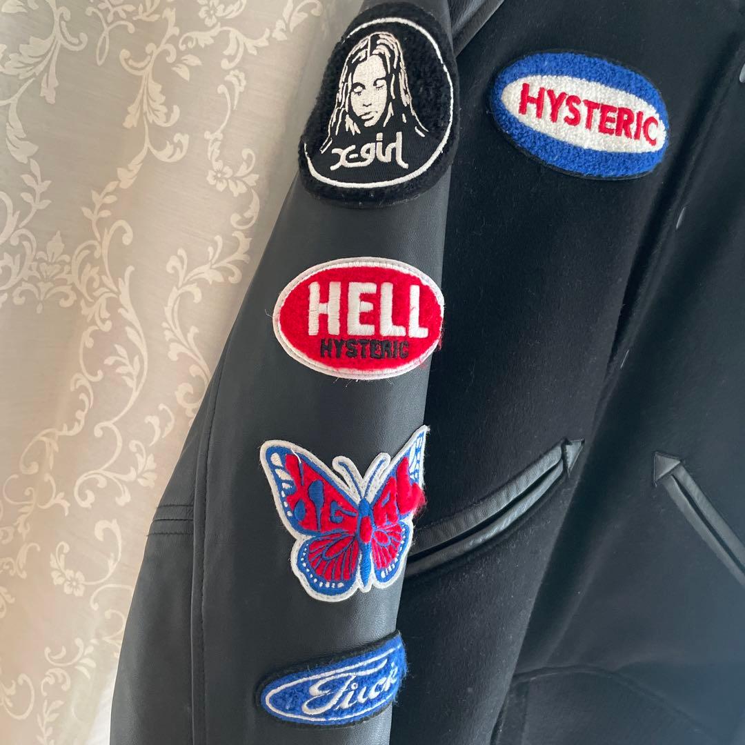 X-girl × HYSTERIC GLAMOUR スタジャン ジャケット