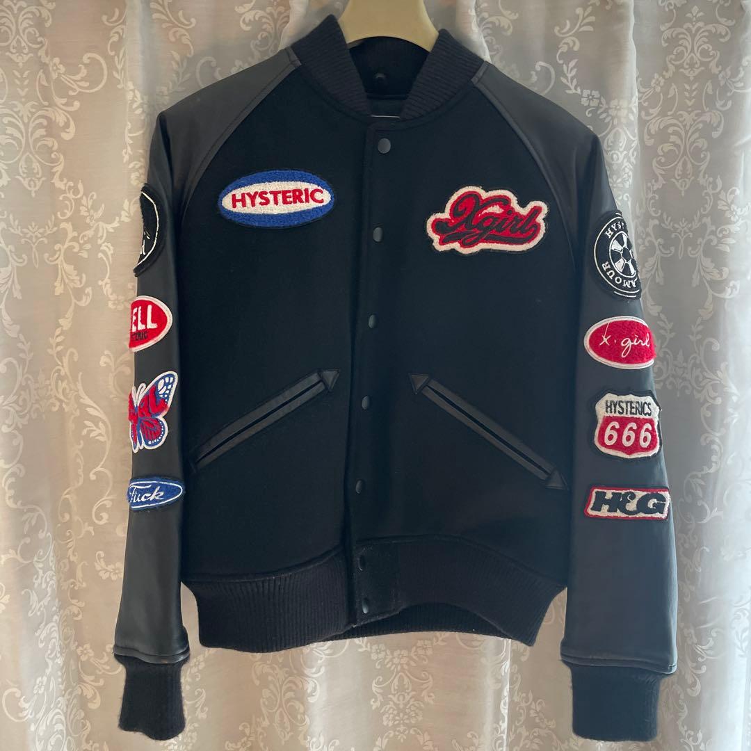 X-girl × HYSTERIC GLAMOUR スタジャン ジャケット