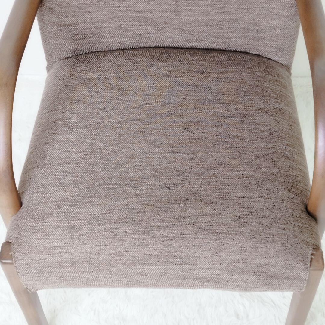 ニトリ ダイニングチェア Dコタツチェア アームチェア 天然木製 北欧レトロ②