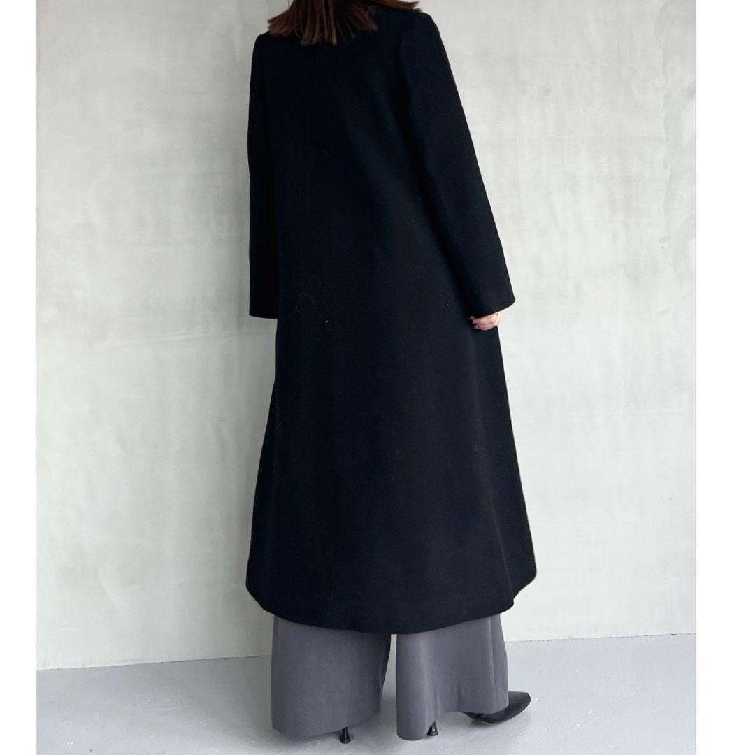 24AW マーキュリーデュオ　ウールチェスターコート 黒 Mサイズ