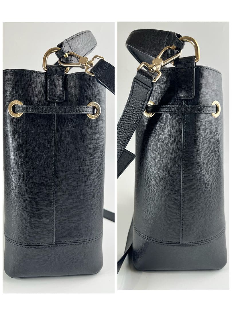 極美品✨FURLA フルラ 2wayバッグ ステイシーショルダー バケット