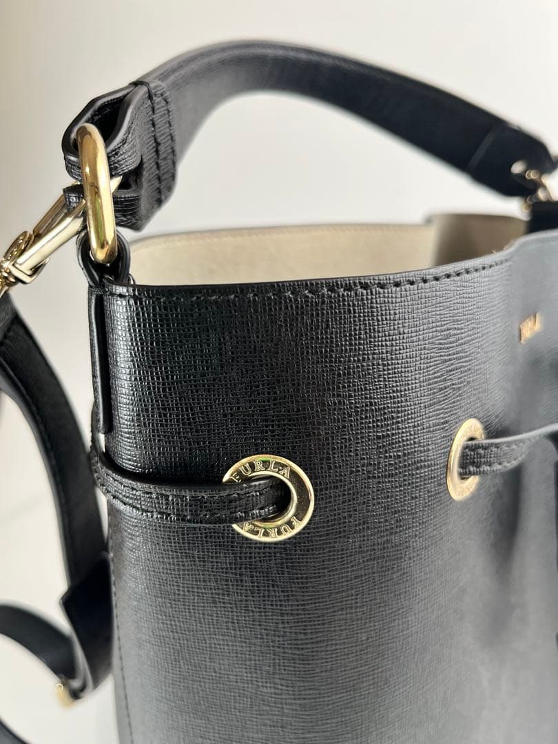極美品✨FURLA フルラ 2wayバッグ ステイシーショルダー バケット