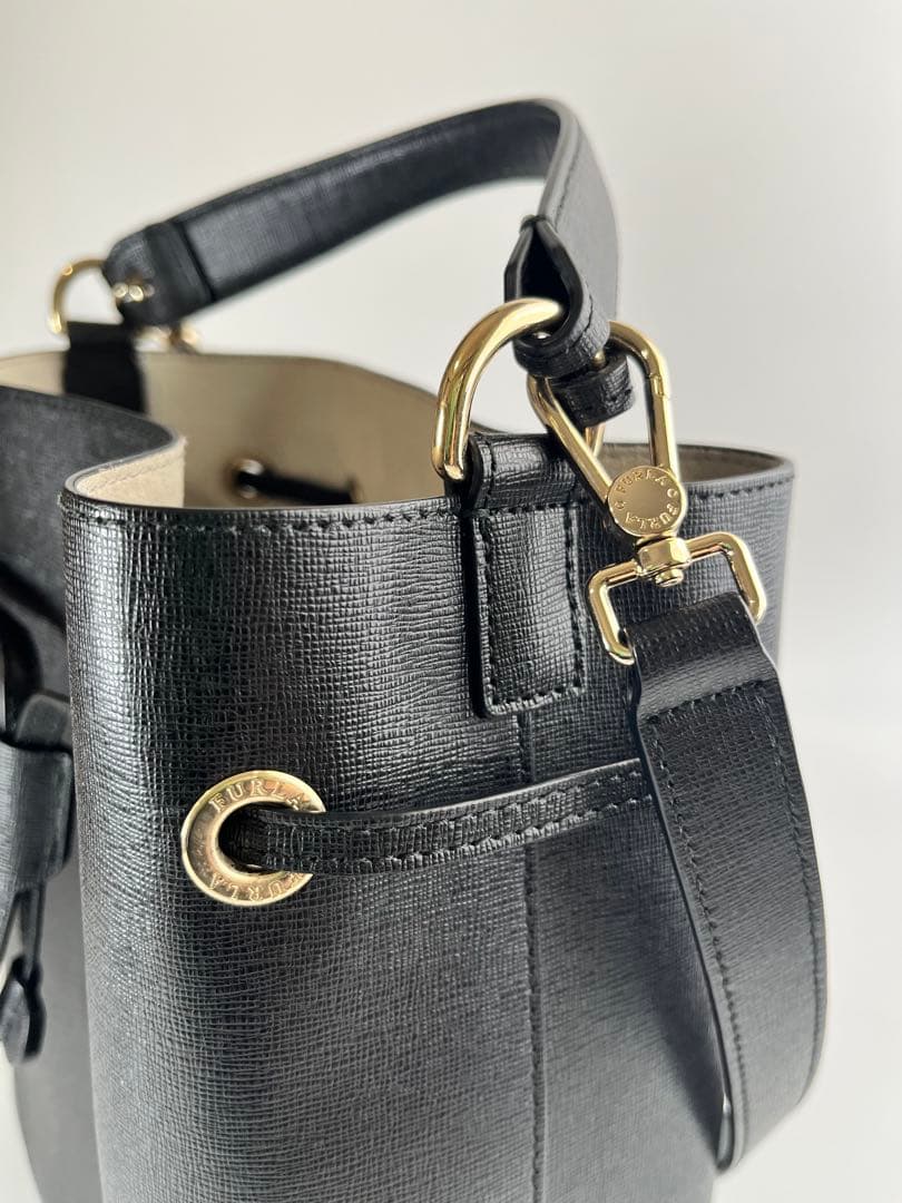 極美品✨FURLA フルラ 2wayバッグ ステイシーショルダー バケット