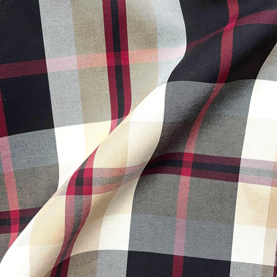 美品　マッキントッシュ　ロンドン　裏地ハウスチェック　撥水　ロングコート