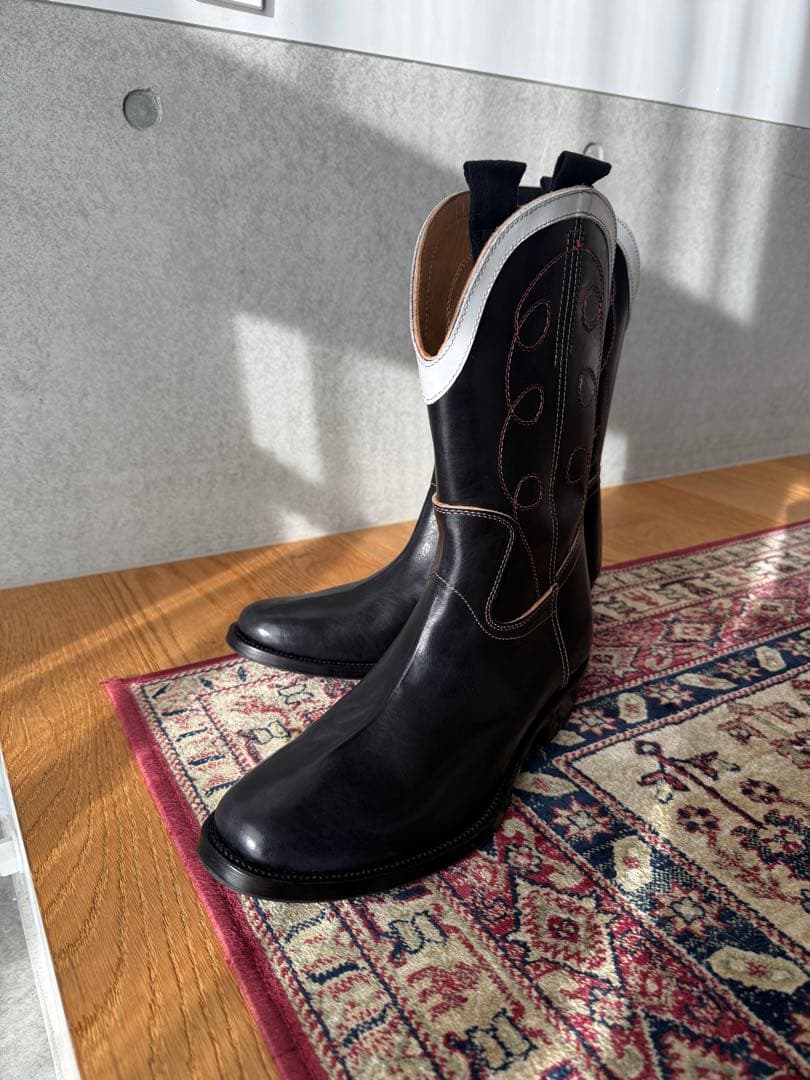 新品 カスタム Cowboy boots CLINCH同楦 茶芯 ホースハイド