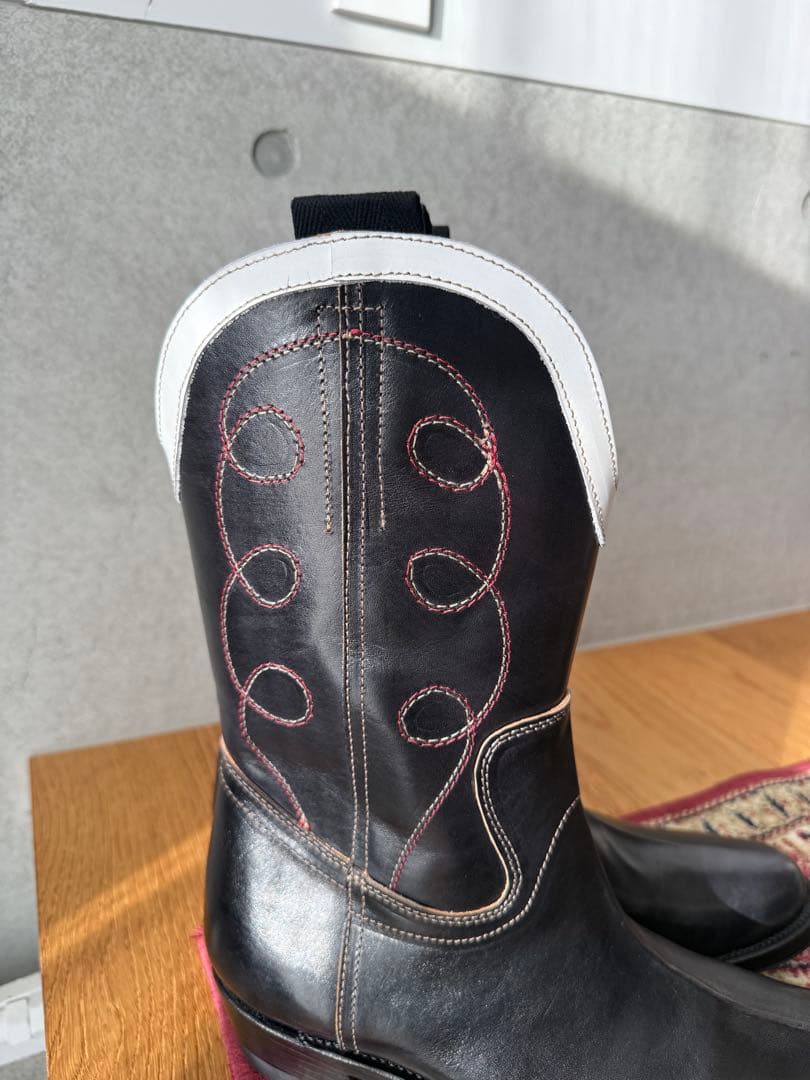 新品 カスタム Cowboy boots CLINCH同楦 茶芯 ホースハイド