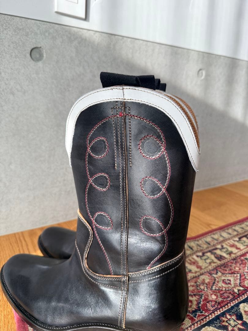 新品 カスタム Cowboy boots CLINCH同楦 茶芯 ホースハイド