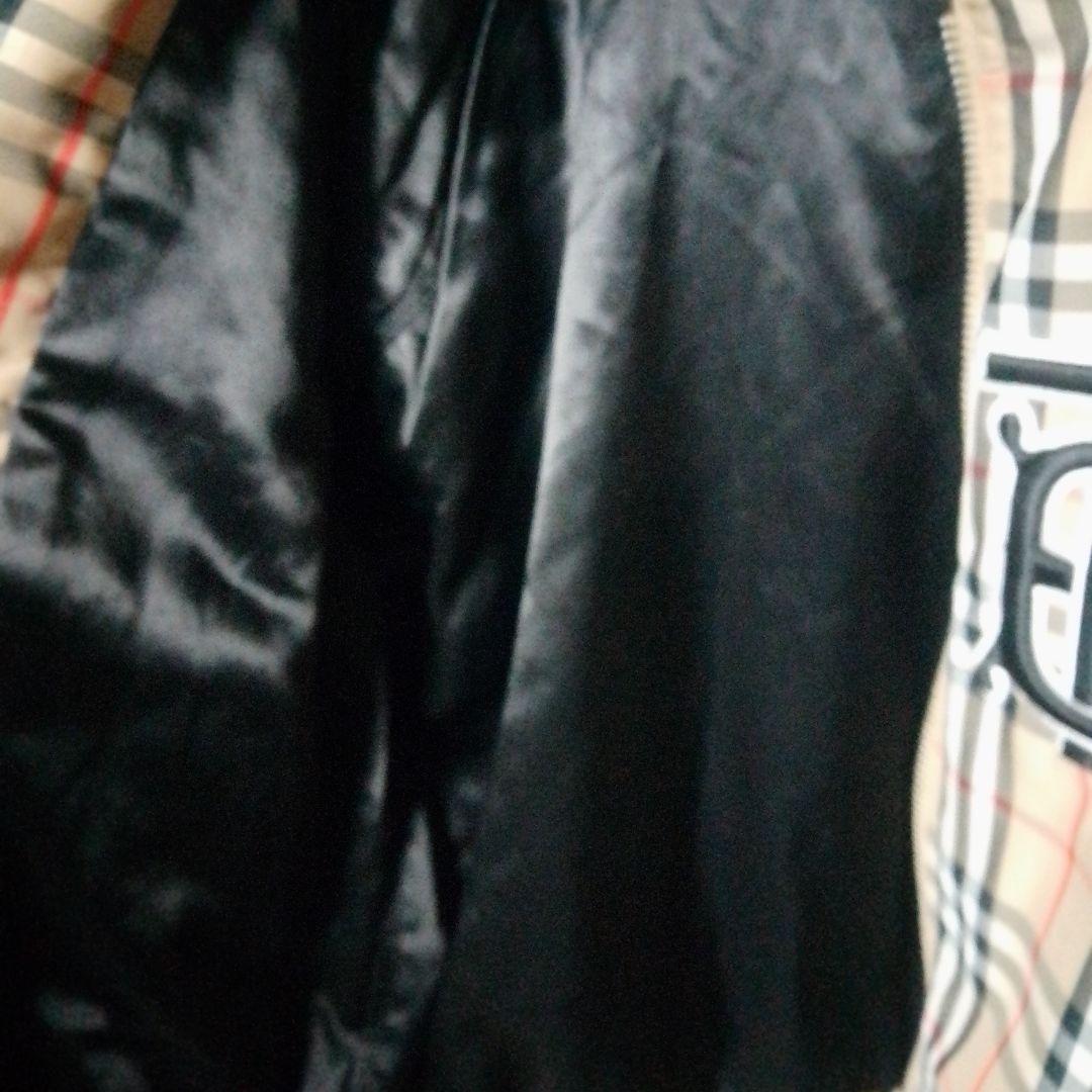 鑑*ス様 Burberry チェック柄 スタジャン