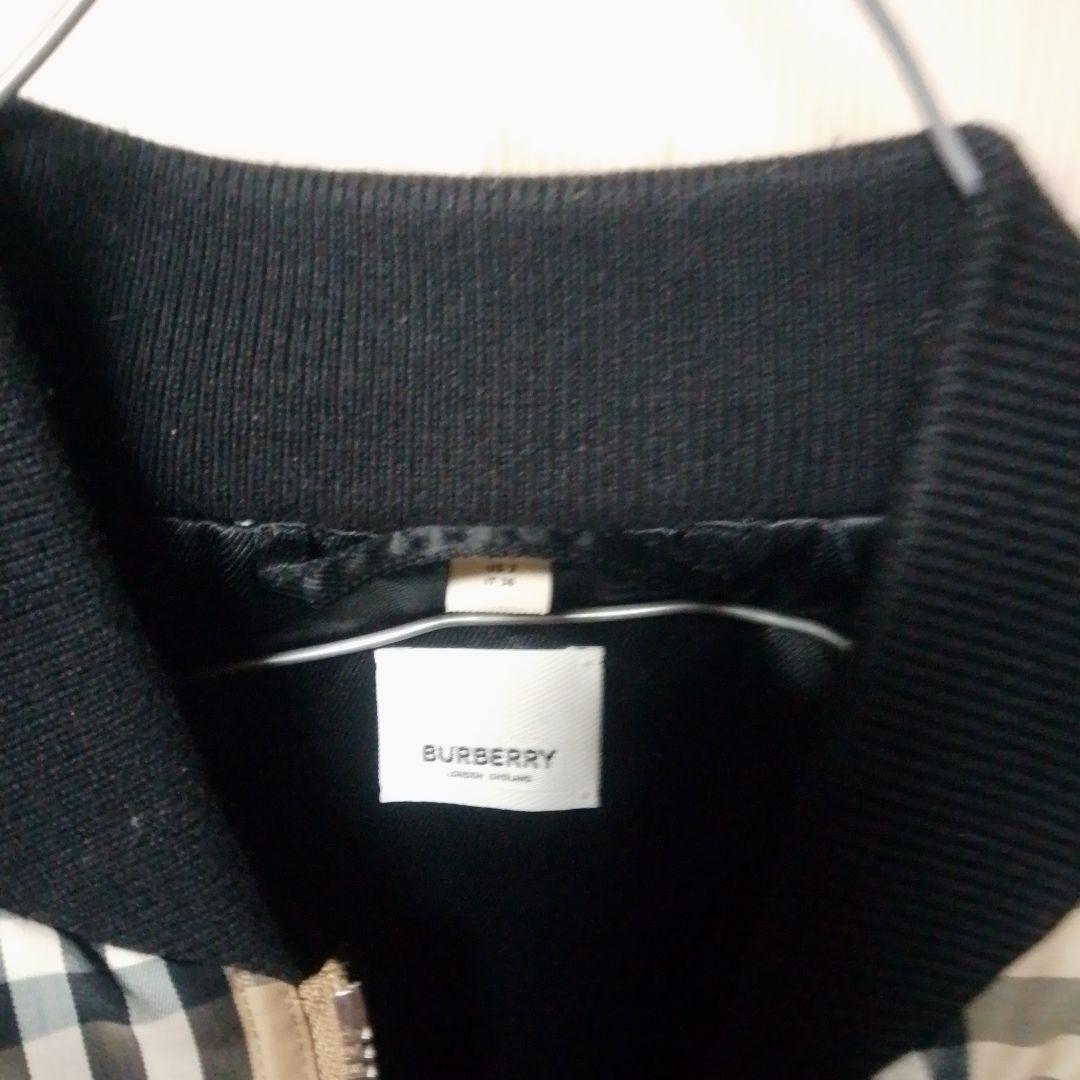 鑑*ス様 Burberry チェック柄 スタジャン