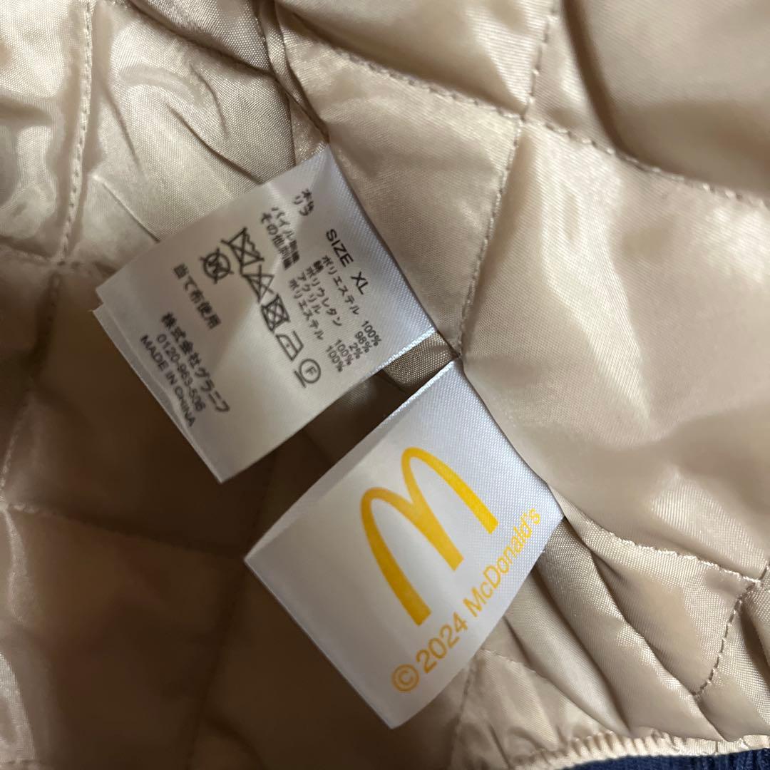 ニ*コ様 美品 グラニフ マクドナルド ビッグマック スカジャン スタジャン X